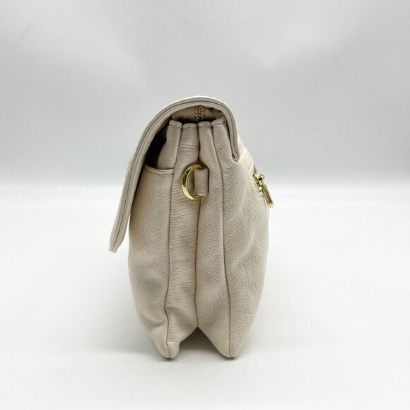 MINICAT Cream Faux Leather Multipocket Crossbody - Picture 3 of 12